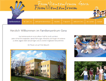 Tablet Screenshot of familienzentrum-gera.de
